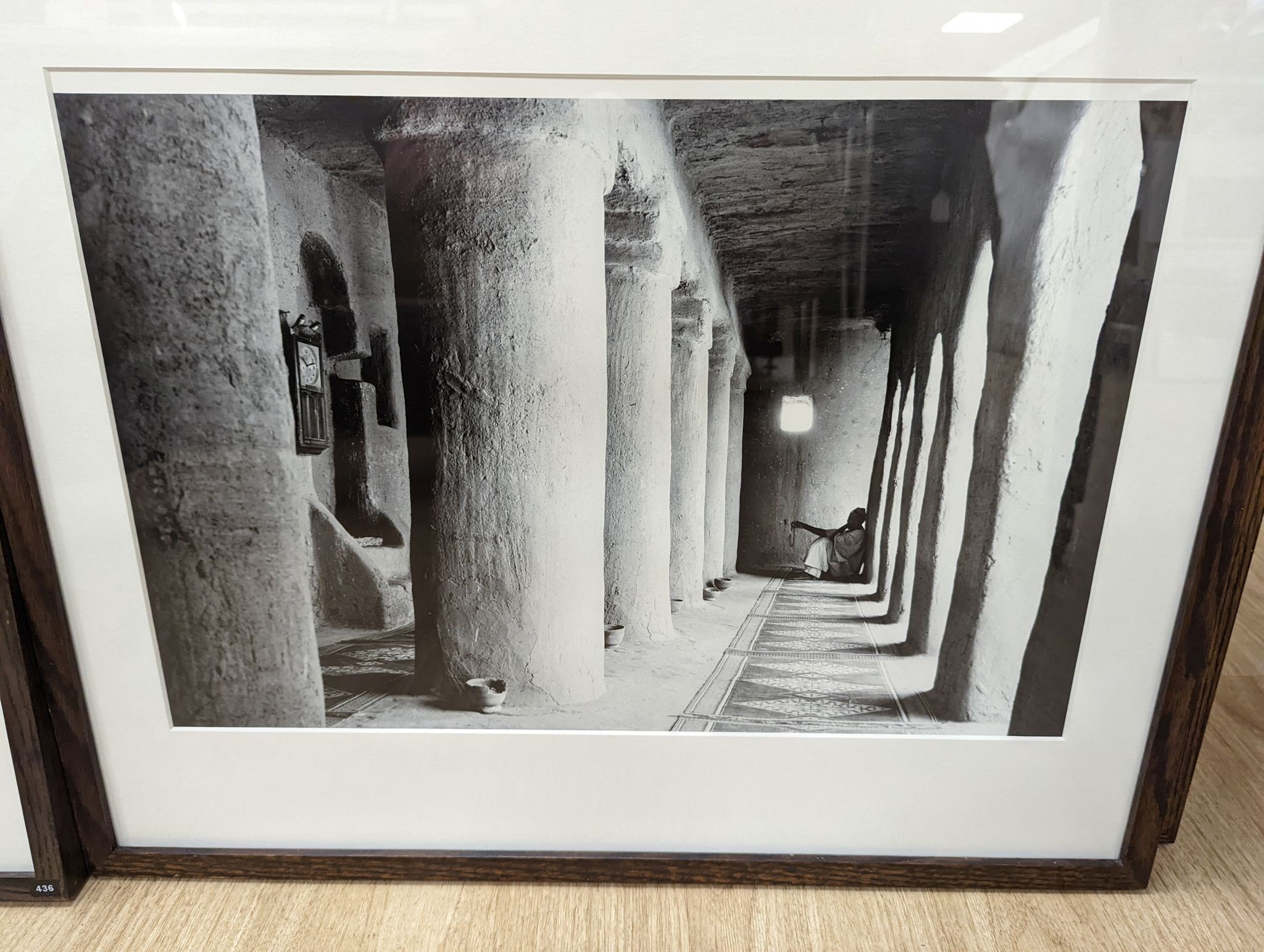 A group of six contemporary black and white photographs